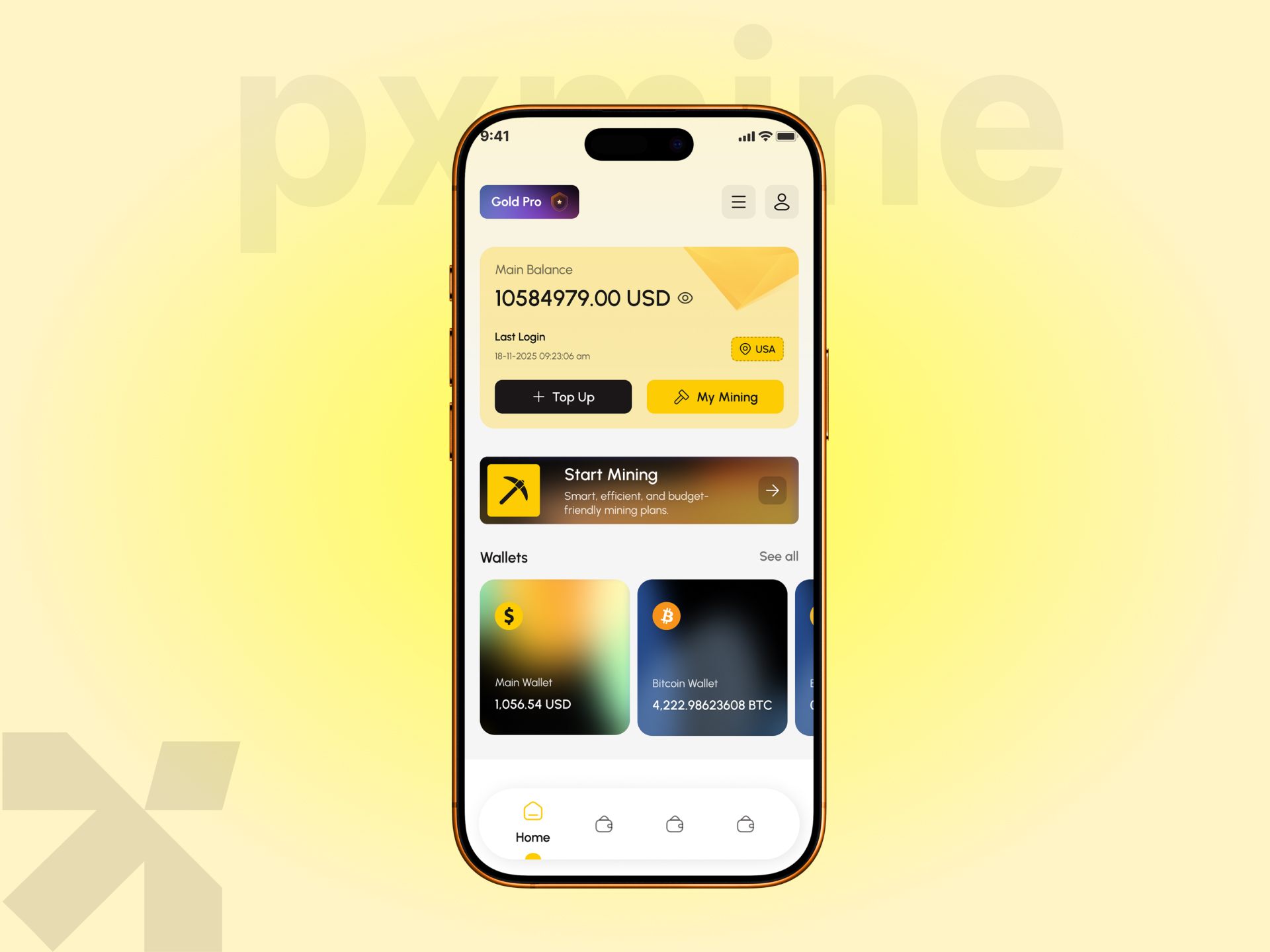 Pxmine | Crypto Mining Wallet App
